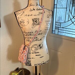 NWOT-Kohls- Safekeeper Multicolor Floral Crossbody Bag